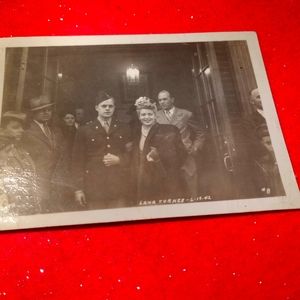 Snap shot of Lana Turner visiting her Hometown Wallace , Idaho